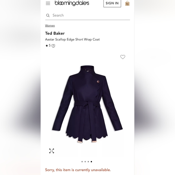 💙🟦 TED BAKER wool and Cashmere coat - Picture 13 of 13
